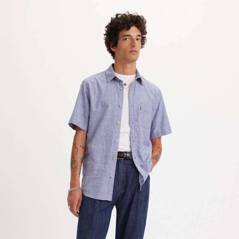 Hemd, Kurzarm Herren Hellblau XL von Levi's®