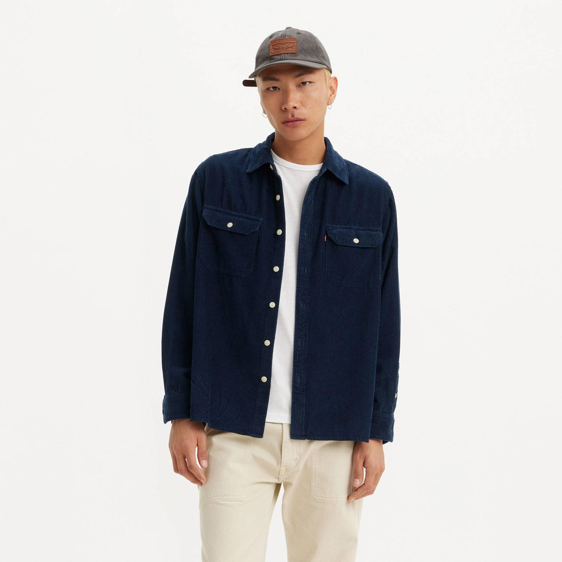 Hemd, Langarm Herren Indigo L von Levi's®