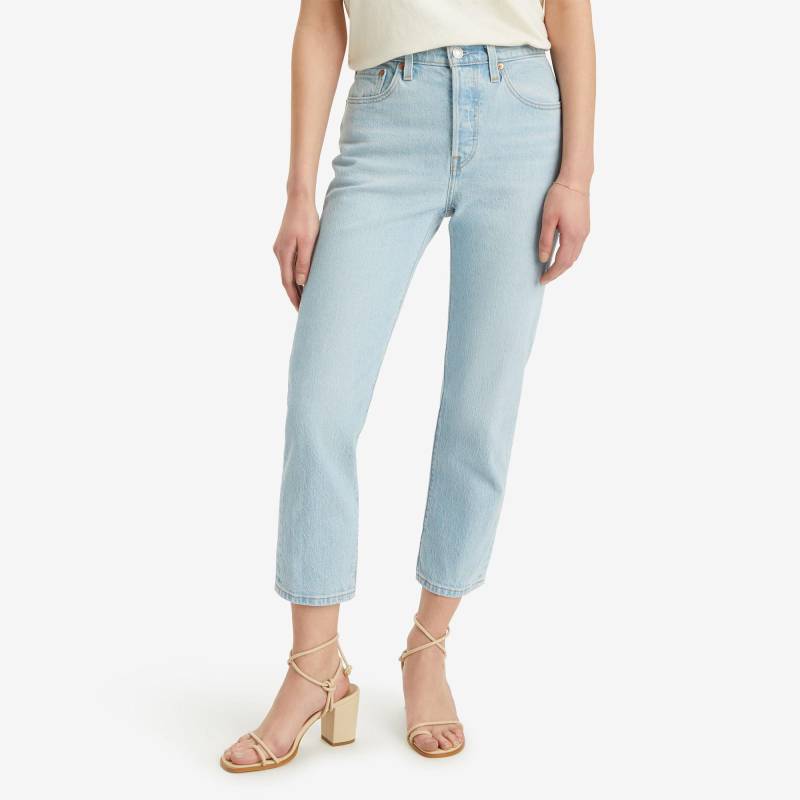 Jeans, Straight Leg Fit Damen Blau L28/W24 von Levi's®