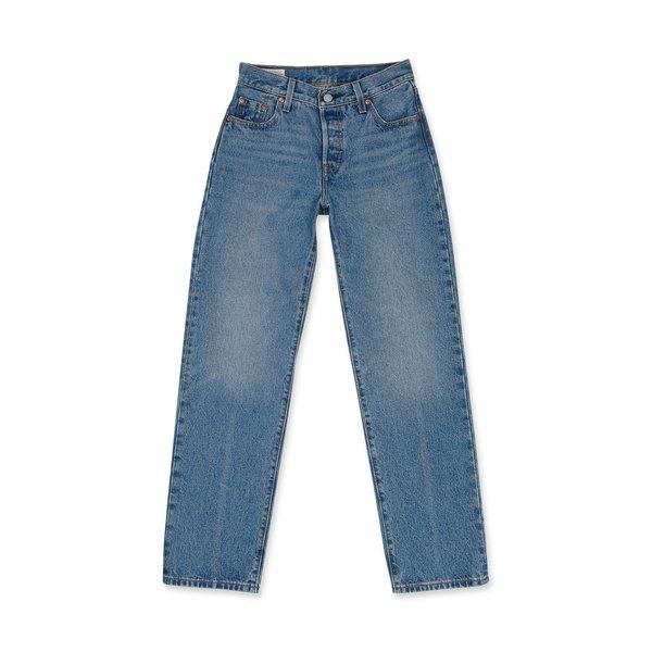 Jeans, Straight Leg Fit Damen Mittelblau L30/W24 von Levi's®