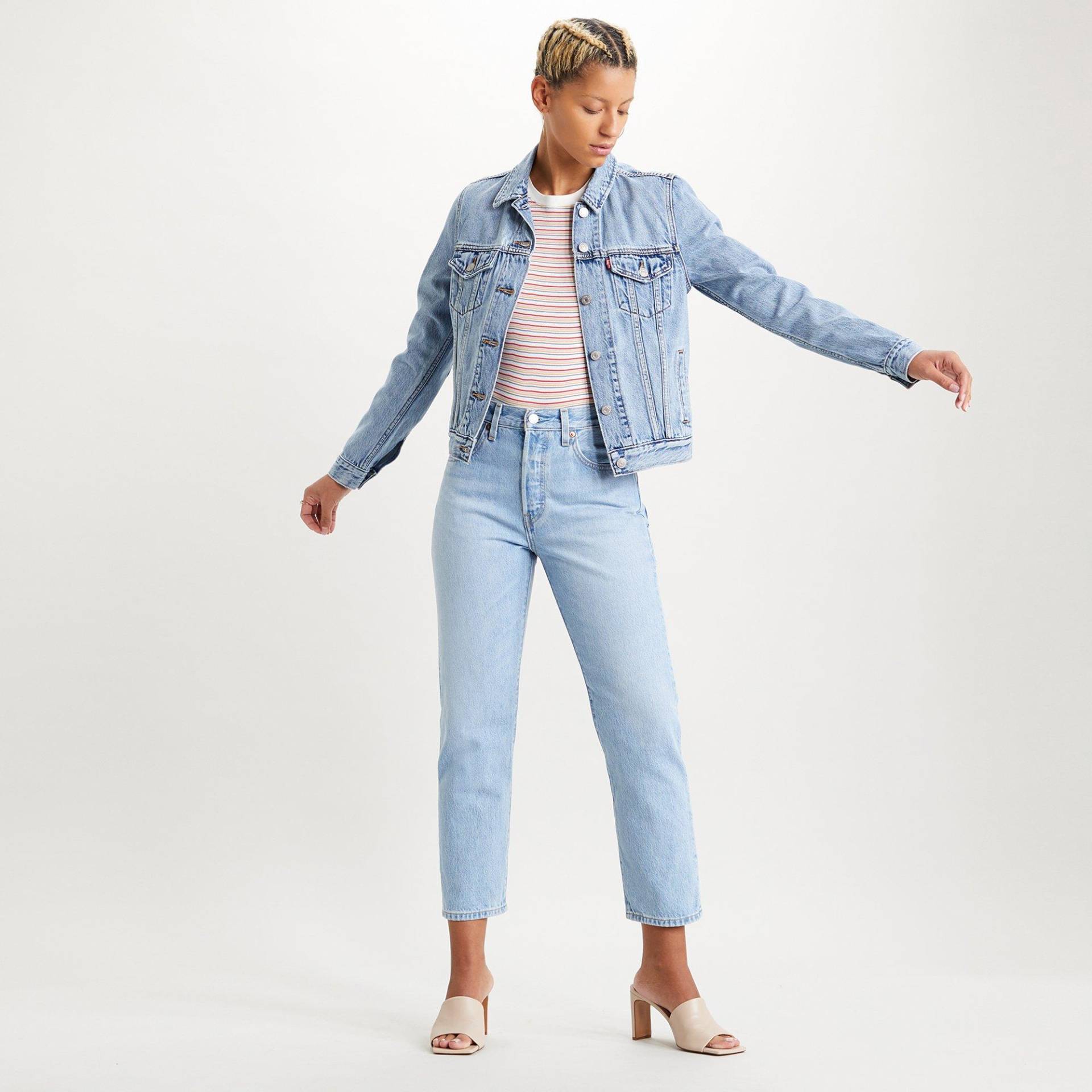 Levi's® - Jeansjacke mit Knöpfen, für Damen, Blau Denim, Größe S von Levi's®