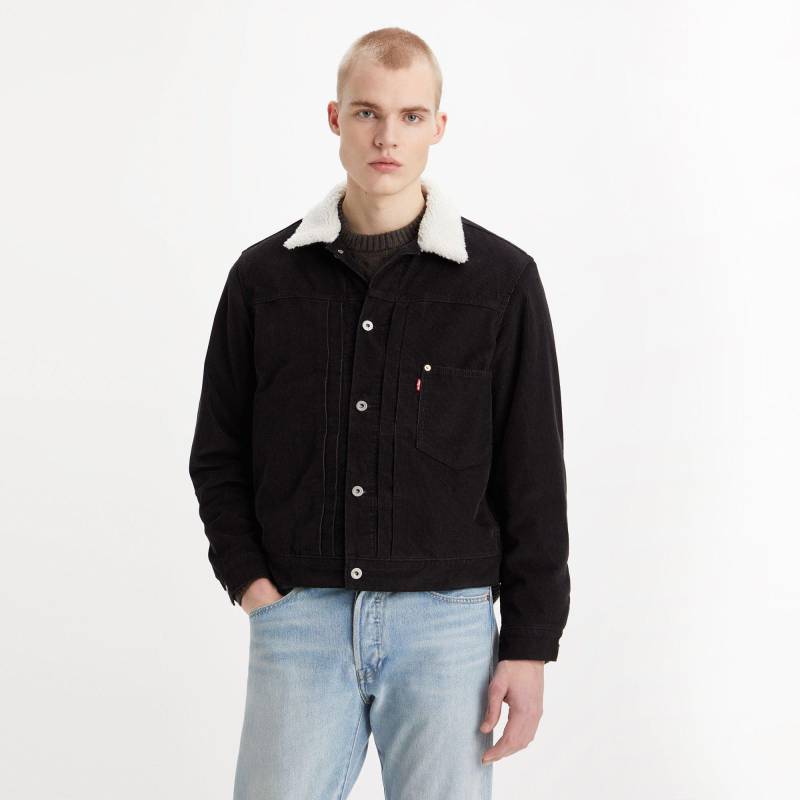 Levi's® - Jeansjacke mit Knöpfen, für Herren, Black, Größe S von Levi's®