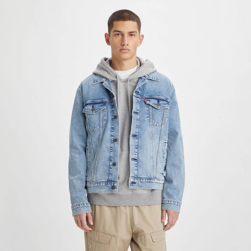 Jeansjacke Mit Knöpfen Herren Blau Denim S von Levi's®