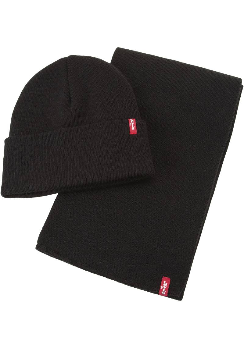 Levi's® Beanie »A HOLIDAY KNIT SET«, (Set), und dazu ein Schal von Levi's®