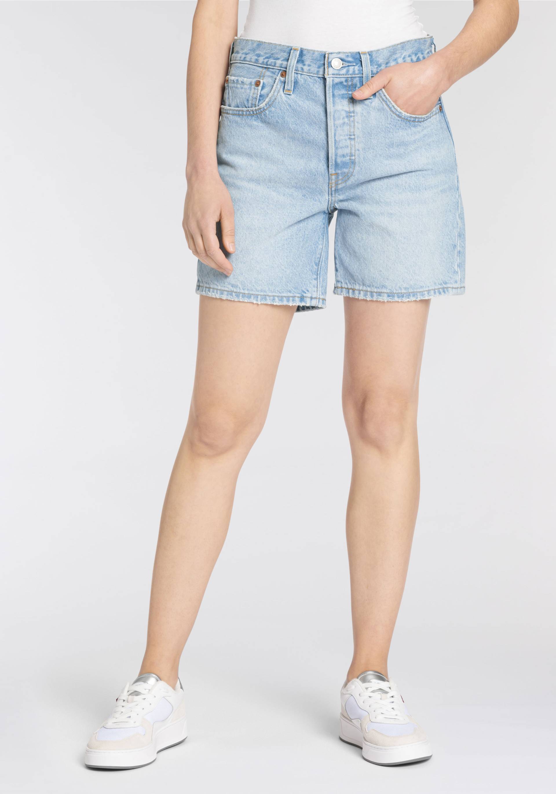 Levi's® Bermudas »501 MID THIGH SHORT«, mit Fransen am Saum von Levi's®