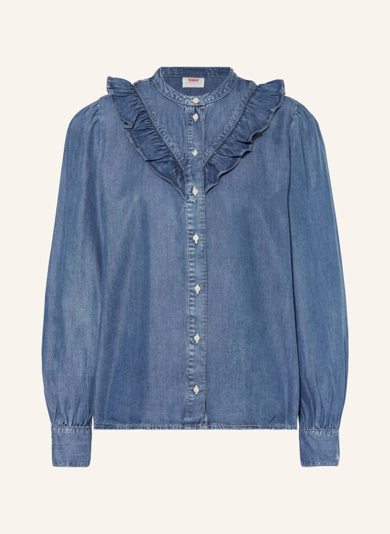 Levi's® Bluse Carinna In Jeansoptik Mit Rüschen blau von Levi's®