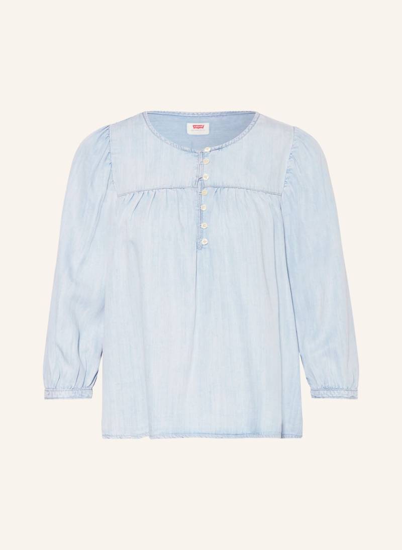 Levi's® Blusenshirt Halsey In Jeansoptik Mit 3/4-Arm blau von Levi's®