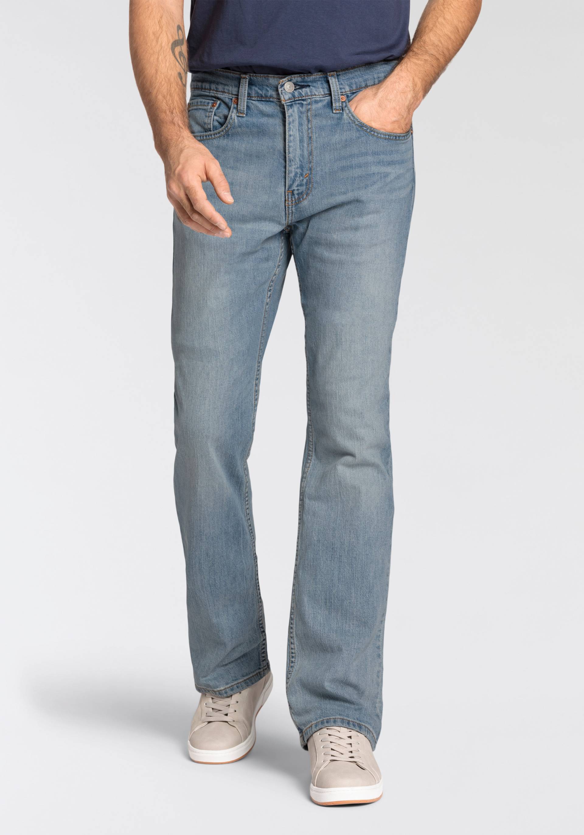 Levi's® Bootcut-Jeans »527 SLIM BOOT CUT«, in cleaner Waschung von Levi's®