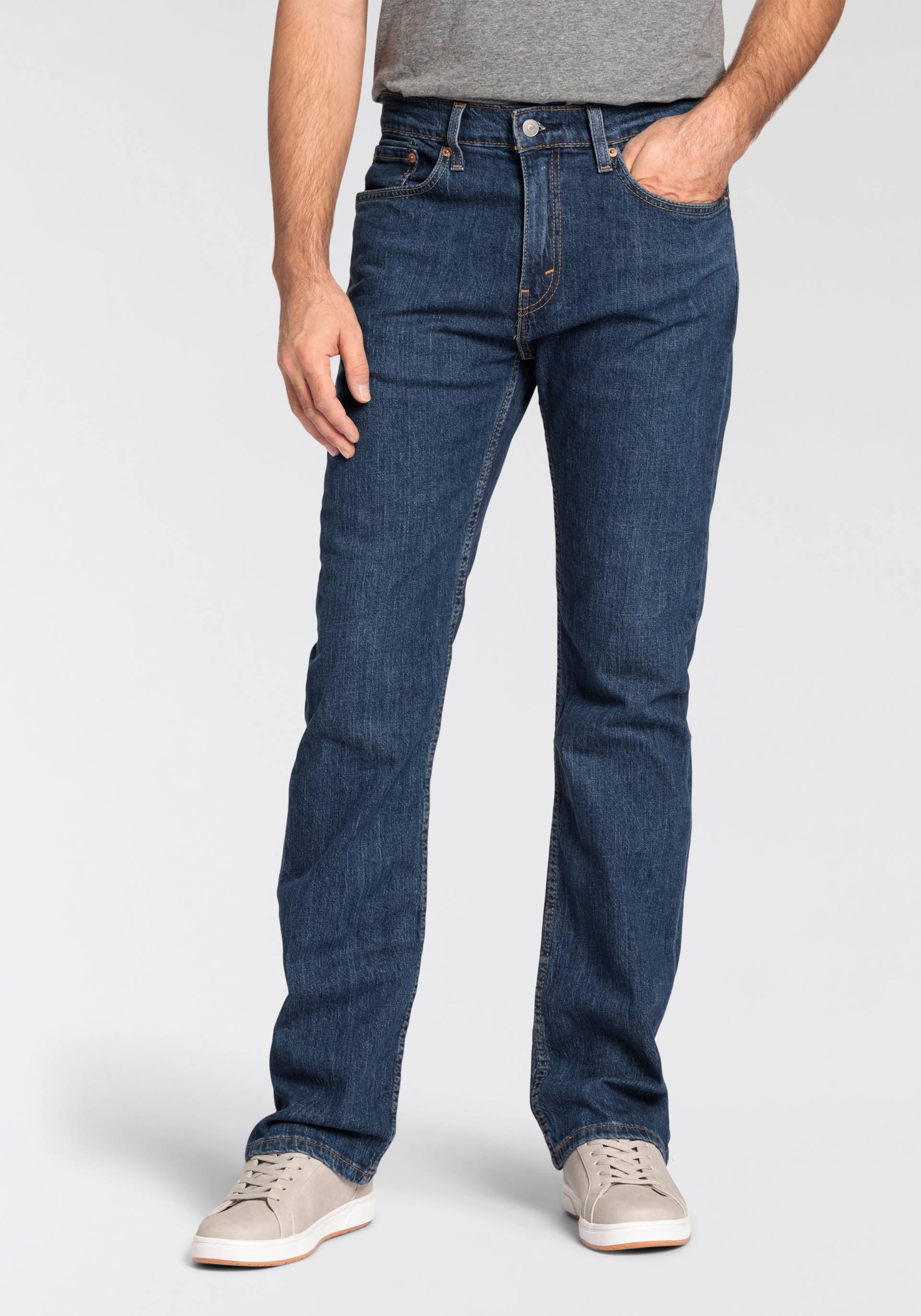 Levi's® Bootcut-Jeans »527 SLIM BOOT CUT«, in cleaner Waschung von Levi's®