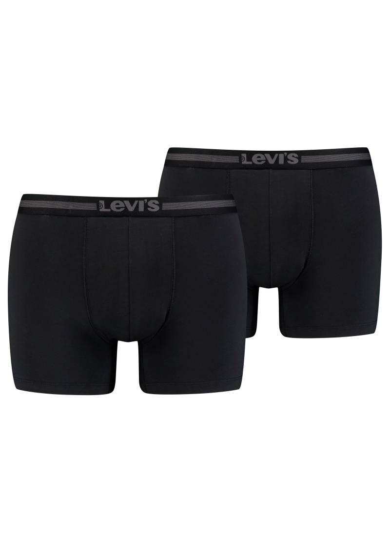 Levi's® Boxershorts, (Packung, 2 St., 2er-Pack), mit breitem Logobund von Levi's®