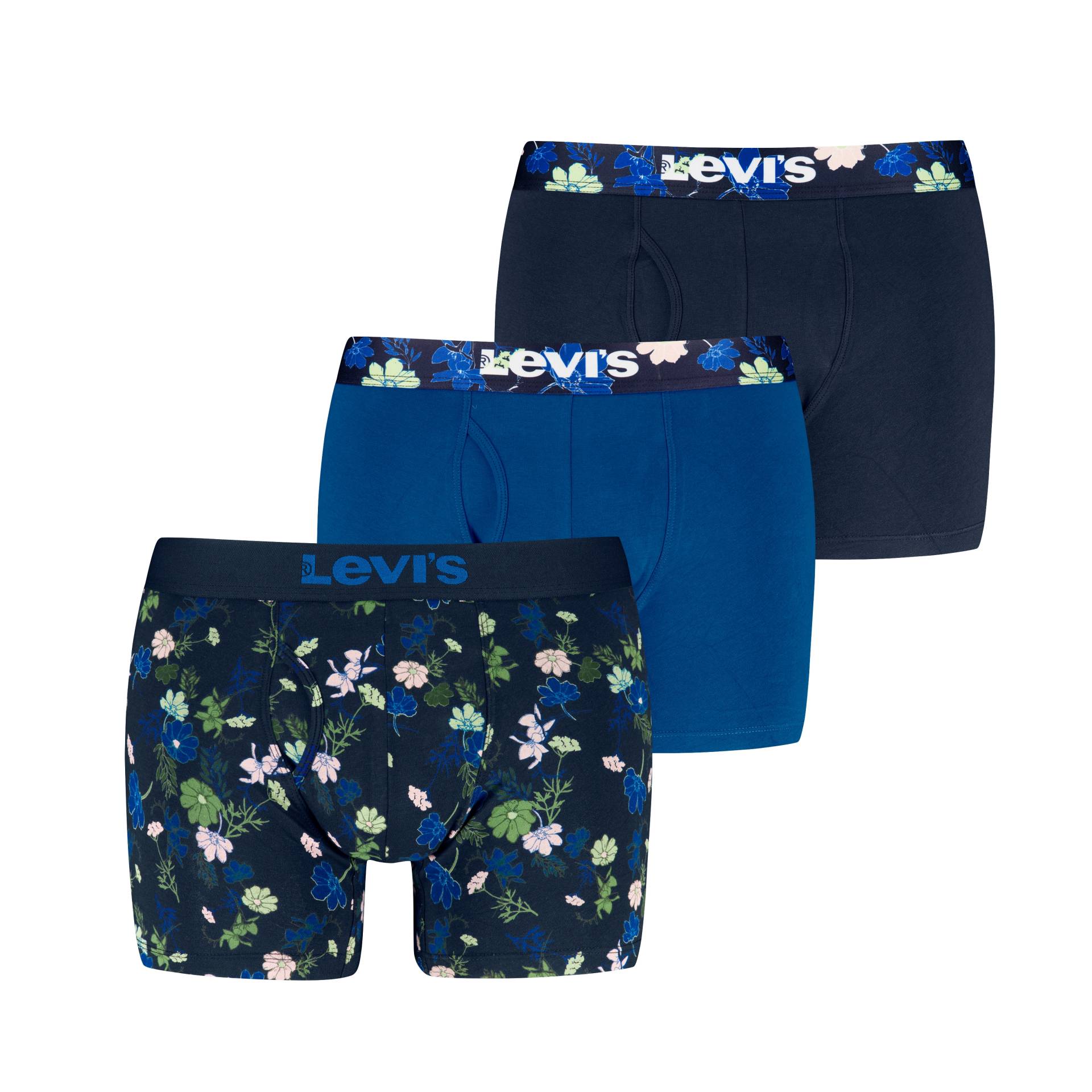 Levi's® Boxershorts »LEVIS MEN FLOWER BOXER BRIEF 3P ECOM«, (3er Pack), mit floralem Muster von Levi's®