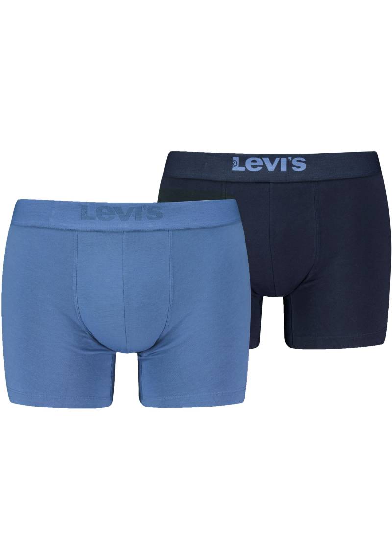 Levi's® Boxershorts »SOLID BASIC BOXER«, (2er-Pack), mit Logo-Bund von Levi's®