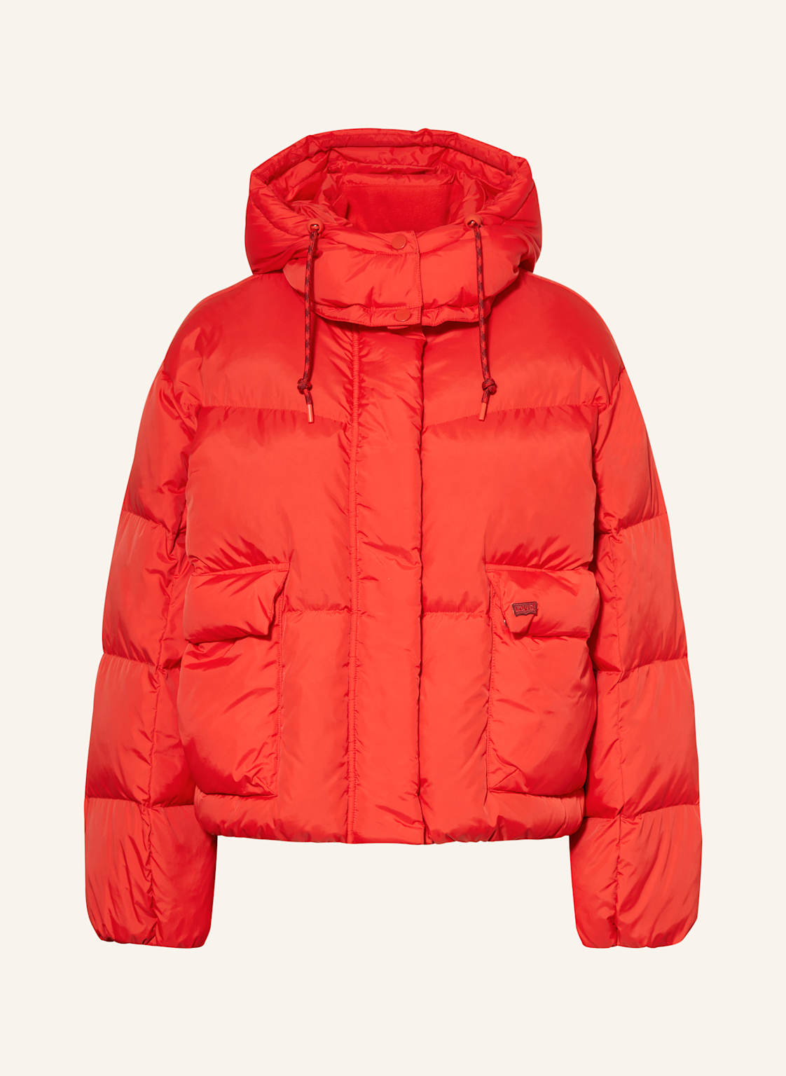 Levi's® Daunenjacke Western Bubble Shorty Mit Abnehmbarer Kapuze rot von Levi's®