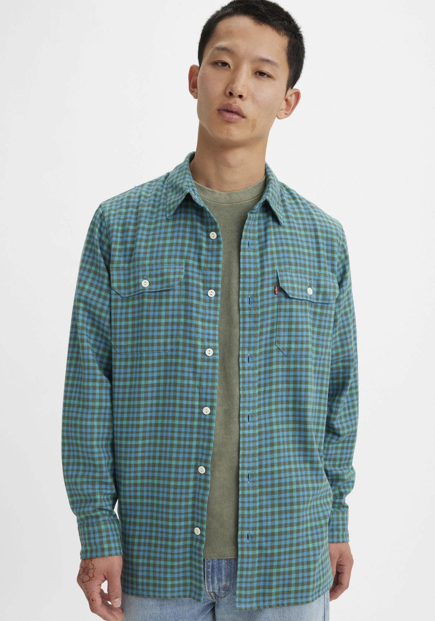 Levi's® Flanellhemd »JACKSON WORKER«, mit durchgehender Knopfleiste von Levi's®