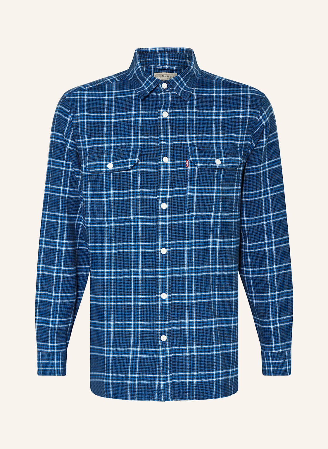 Levi's® Flanellhemd Relaxed Fit blau von Levi's®