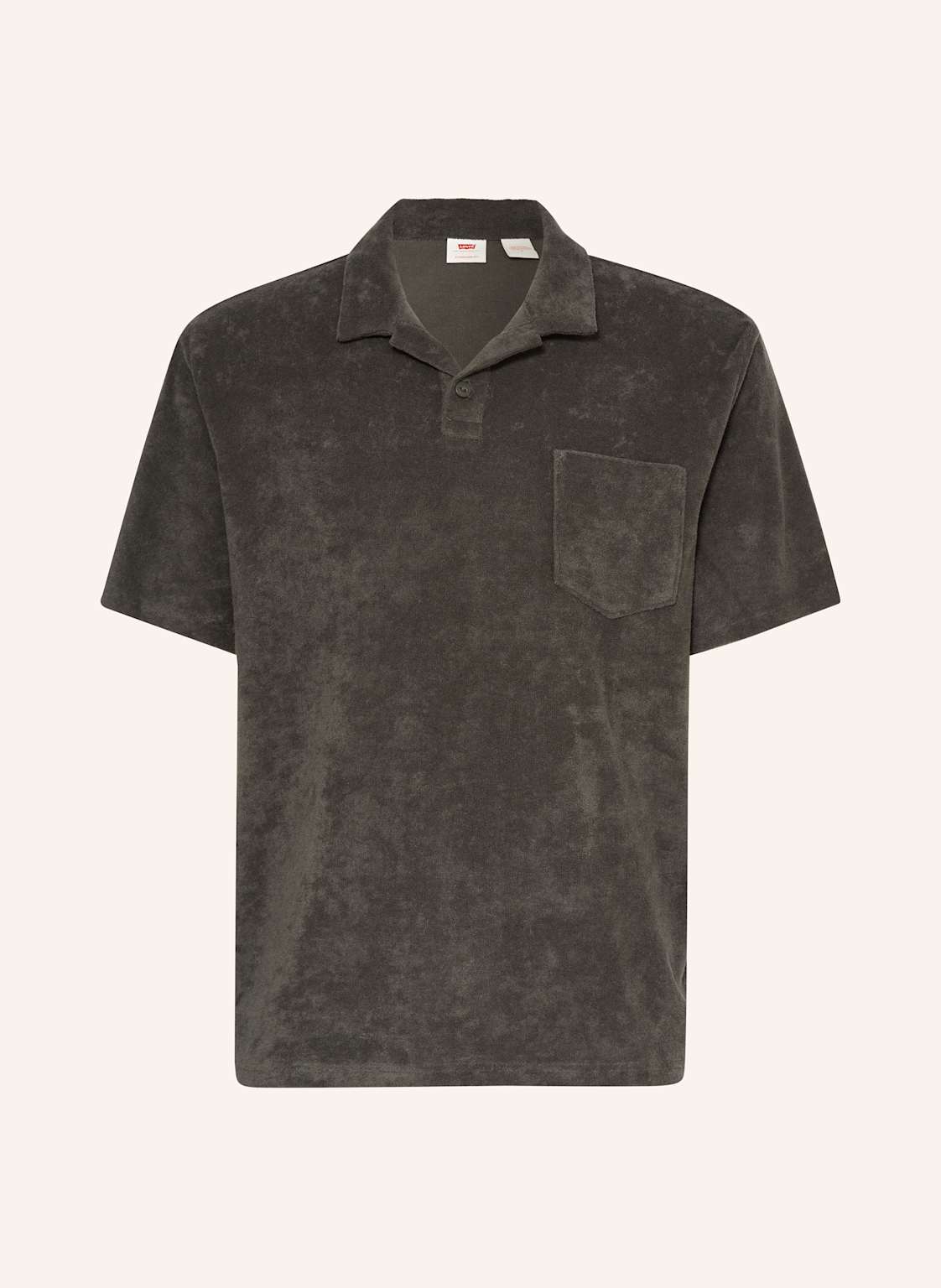 Levi's® Frottee-Poloshirt schwarz von Levi's®