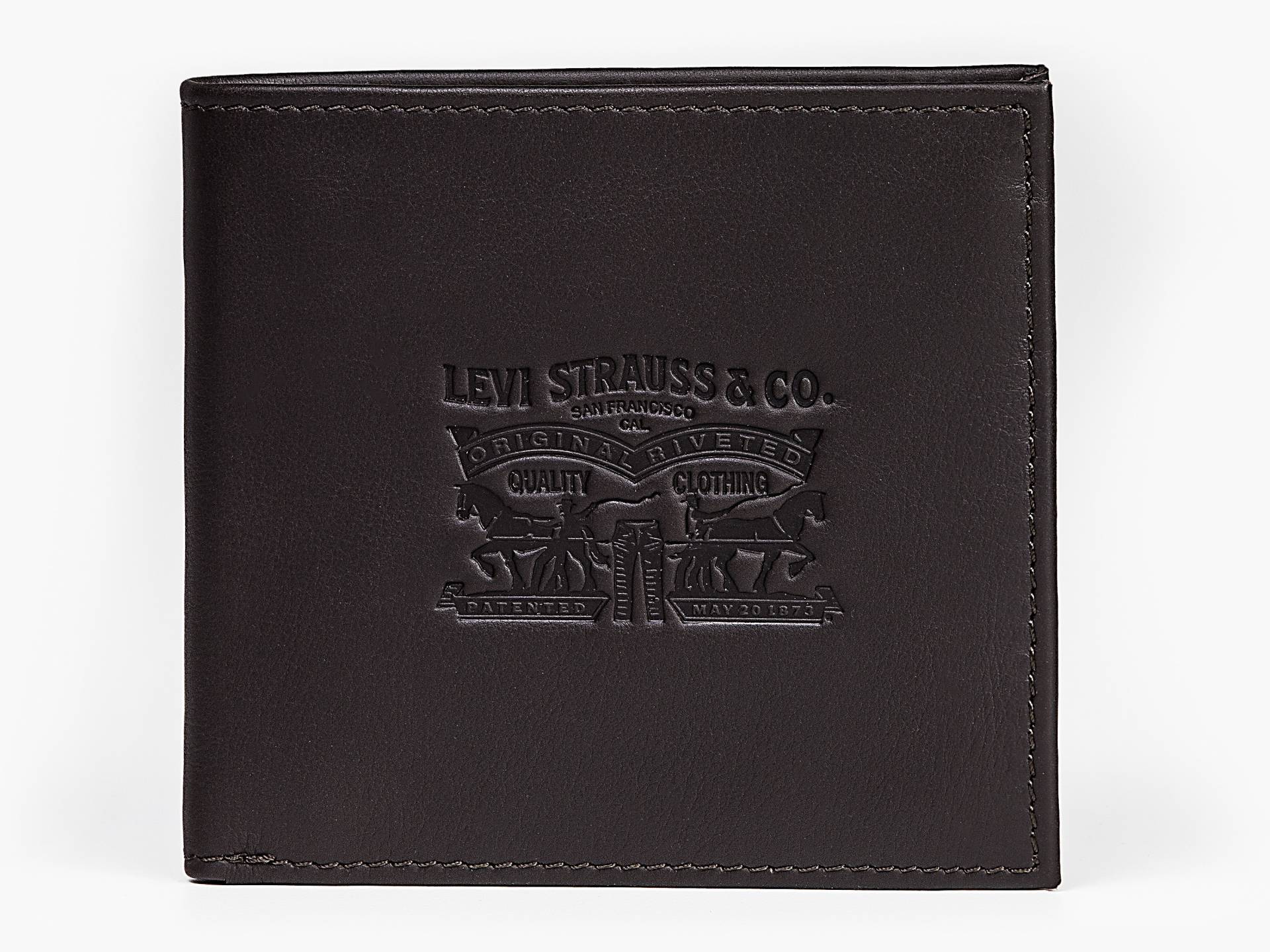 Levi's® Geldbörse »VINTAGE TWO HORSE BIFOLD COIN WALLET«, aus Vollnarbenleder Herrenbörse Portemonnaie von Levi's®