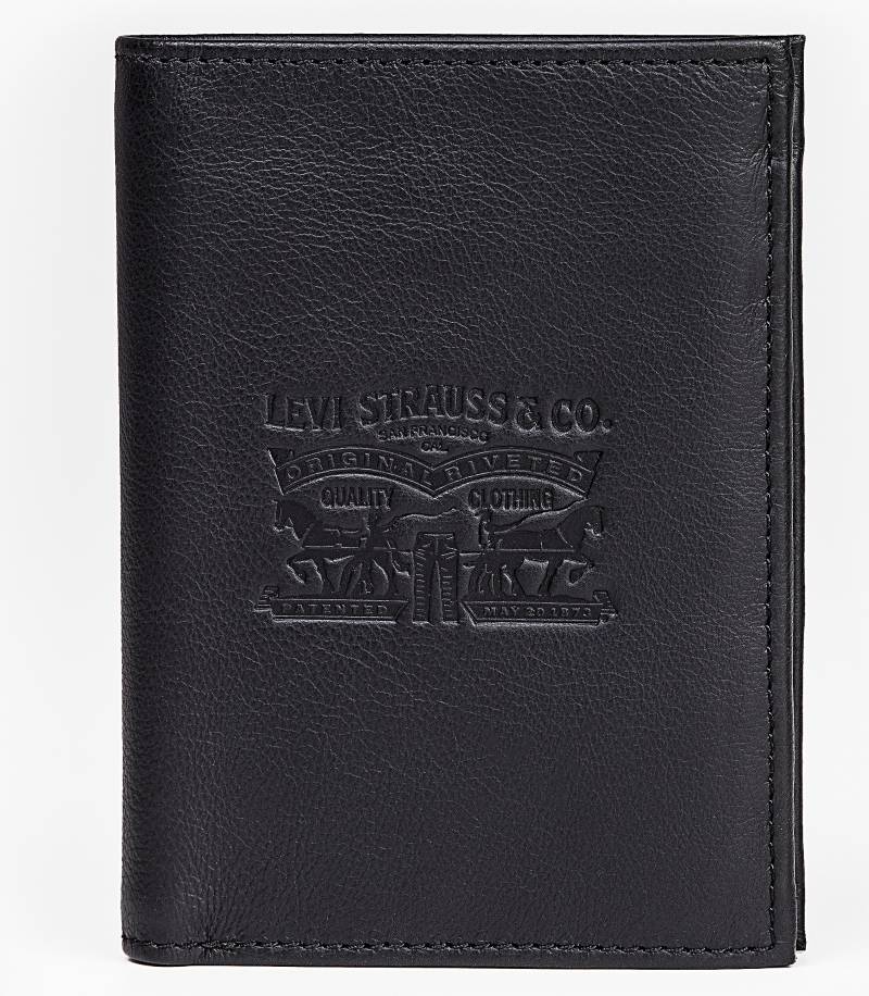 Levi's® Geldbörse »VINTAGE TWO HORSE VERTICAL COIN WALLET«, mit schöner Prägung Herrenbörse Portemonnaie Leder von Levi's®