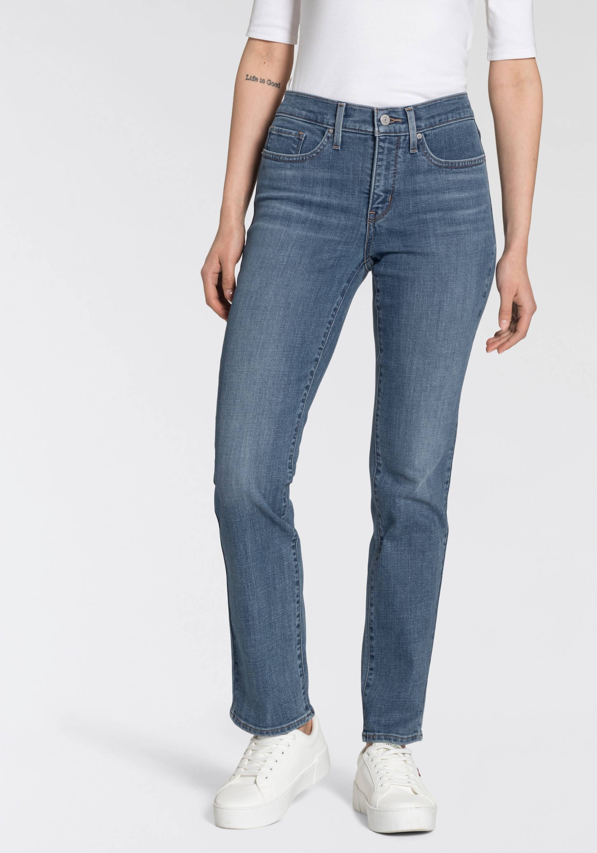 Levi's® Gerade Jeans »314 Shaping Straight«, mit Stretch von Levi's®