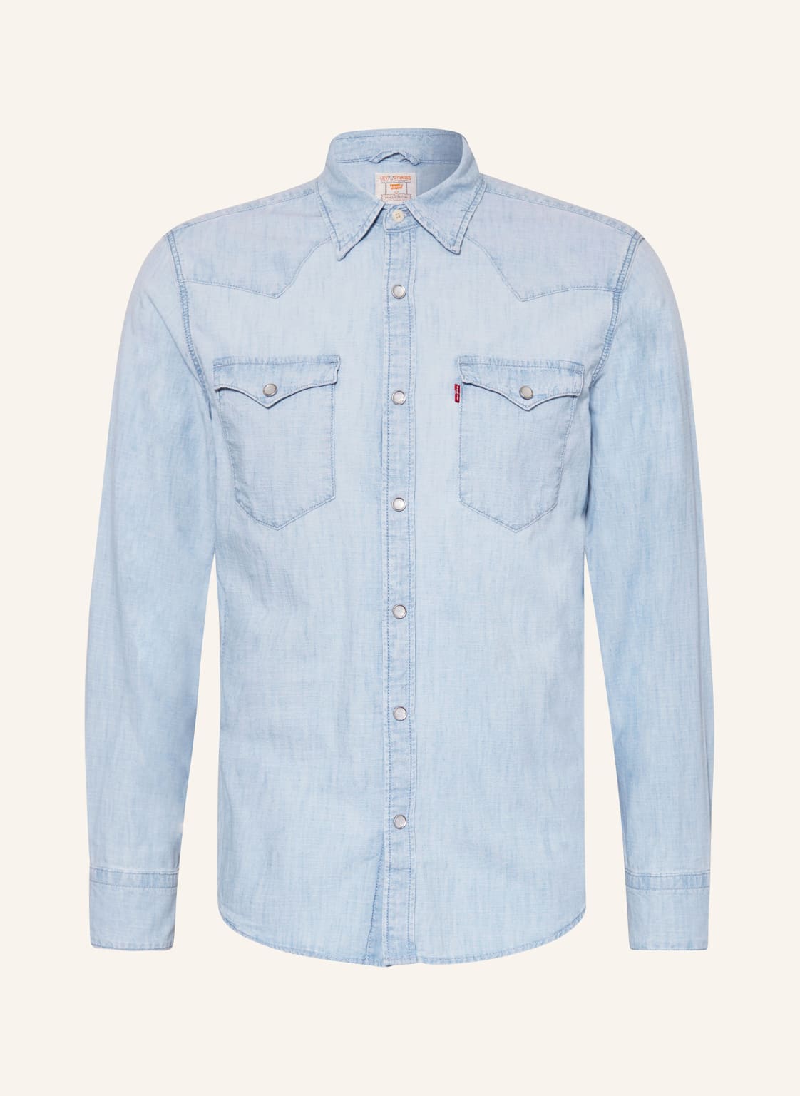 Levi's® Hemd Barstow Standard Fit In Jeansoptik blau von Levi's®