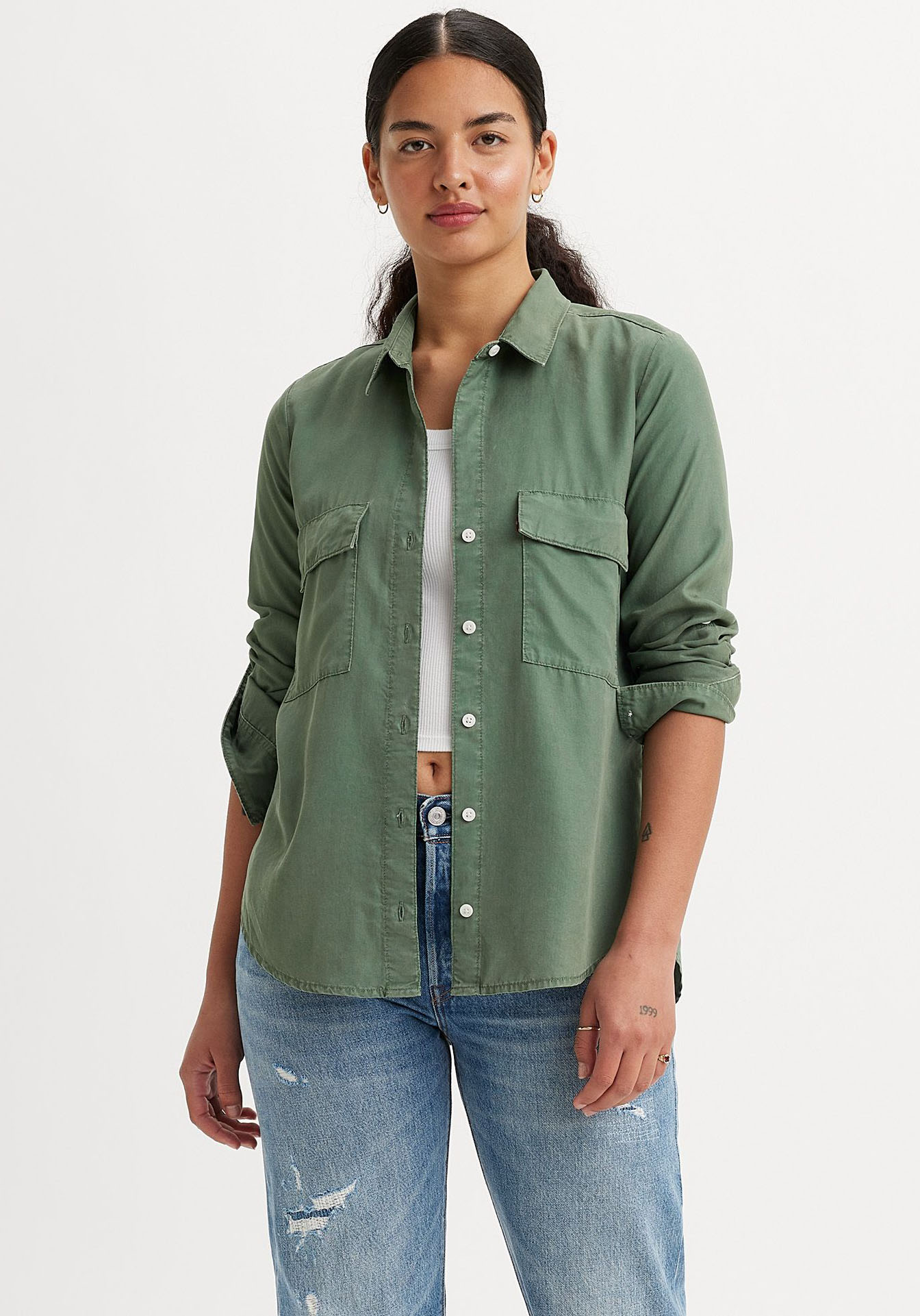 Levi's® Hemdbluse »DOREEN UTILITY SHIRT RE«, in gewaschener Optik von Levi's®
