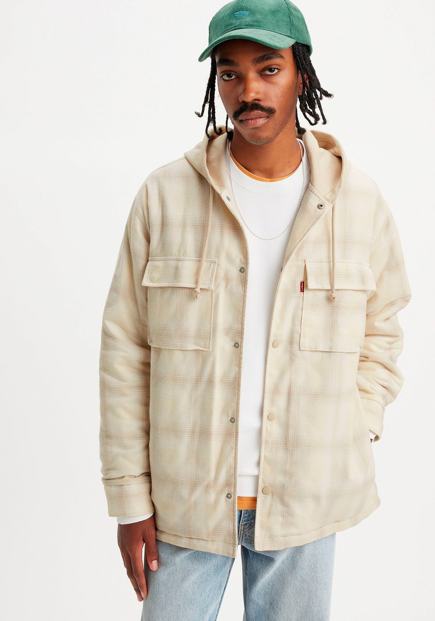 Levi's® Hemdjacke »HOODED JACK WORKER NEUTRALS«, mit Kapuze von Levi's®