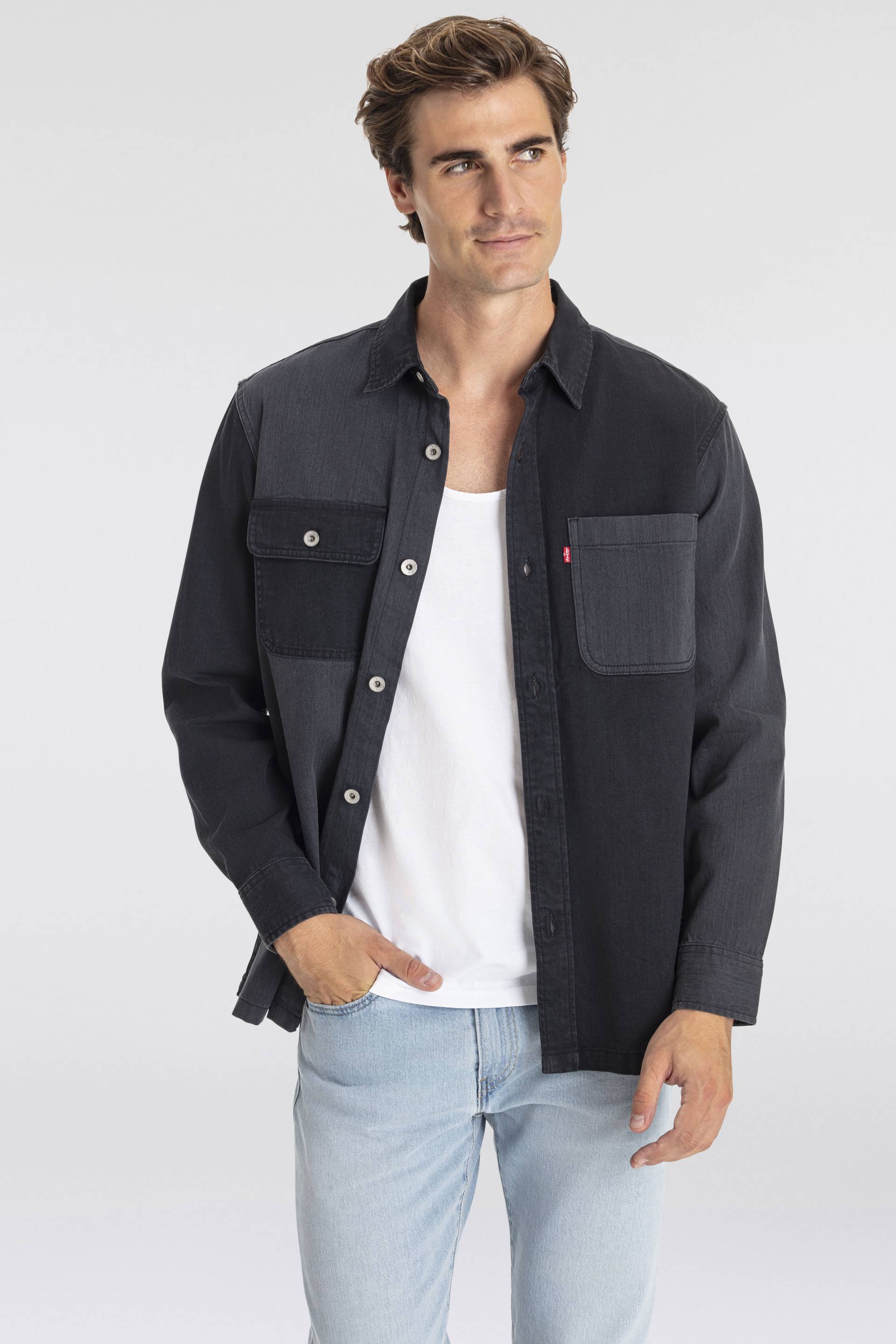 Levi's® Hemdjacke »UTILITY SHACKET«, ohne Kapuze, mit zwei Brusttaschen von Levi's®