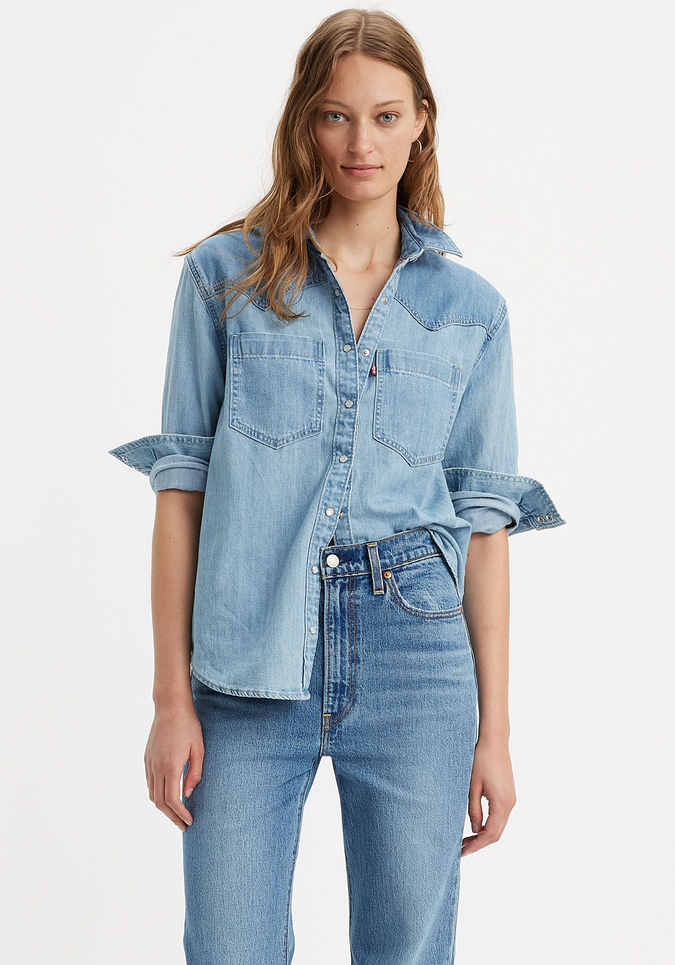 Levi's® Jeansbluse »TEODORA WESTERN SHIRT«, mit Druckknöpfen von Levi's®