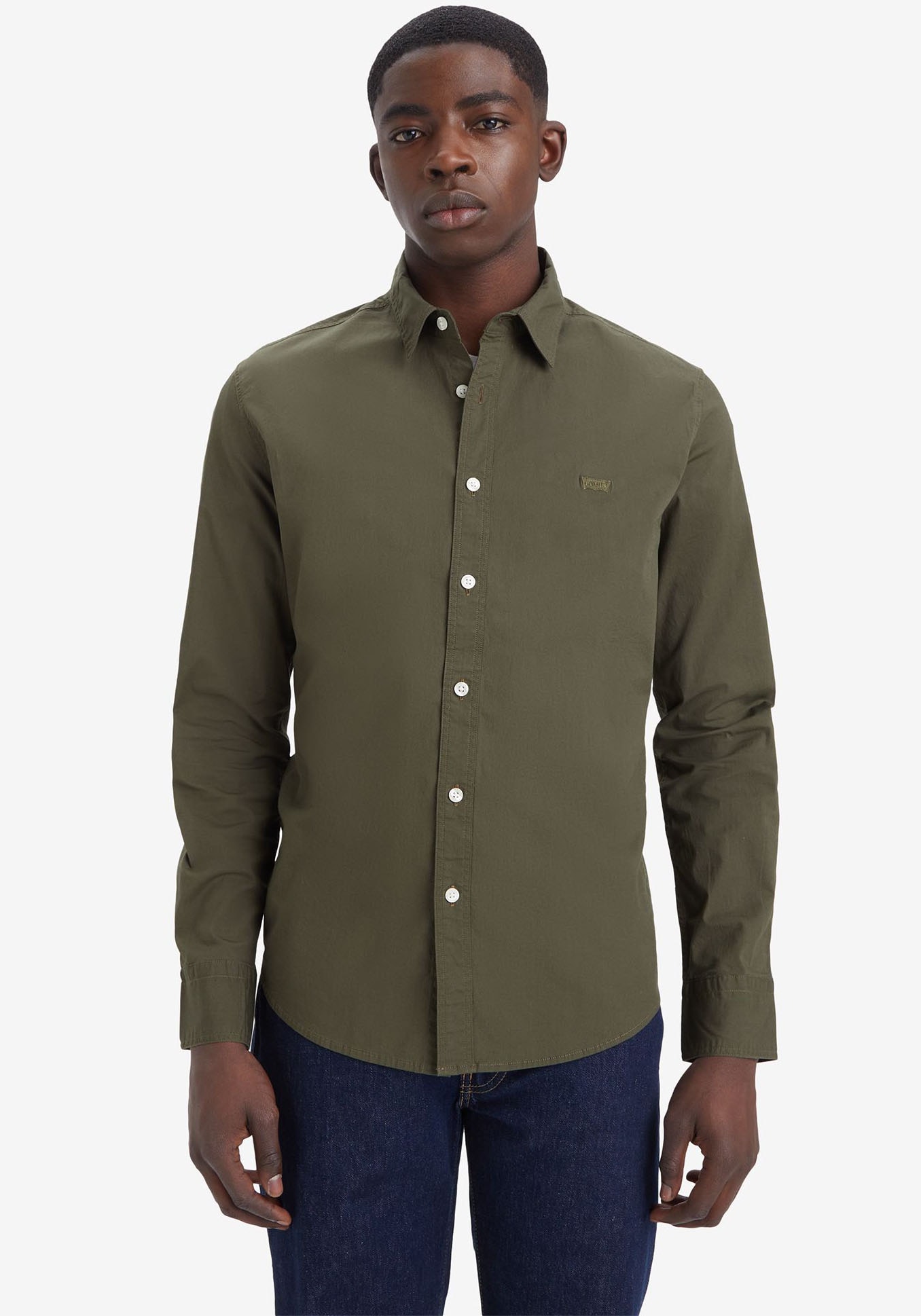 Levi's® Jeanshemd »BATTERY HM SHIRT SLIM«, mit Logobadge von Levi's®