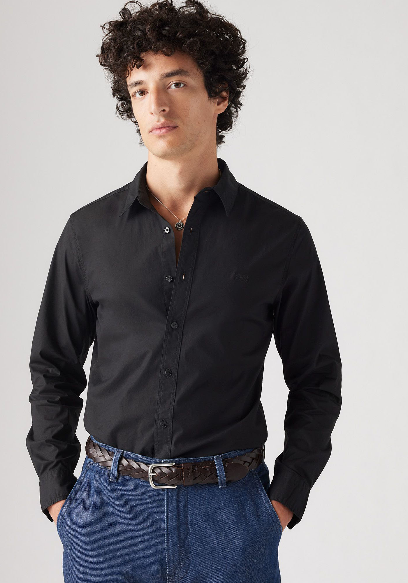 Levi's® Jeanshemd »BATTERY HM SHIRT SLIM«, mit Logobadge von Levi's®