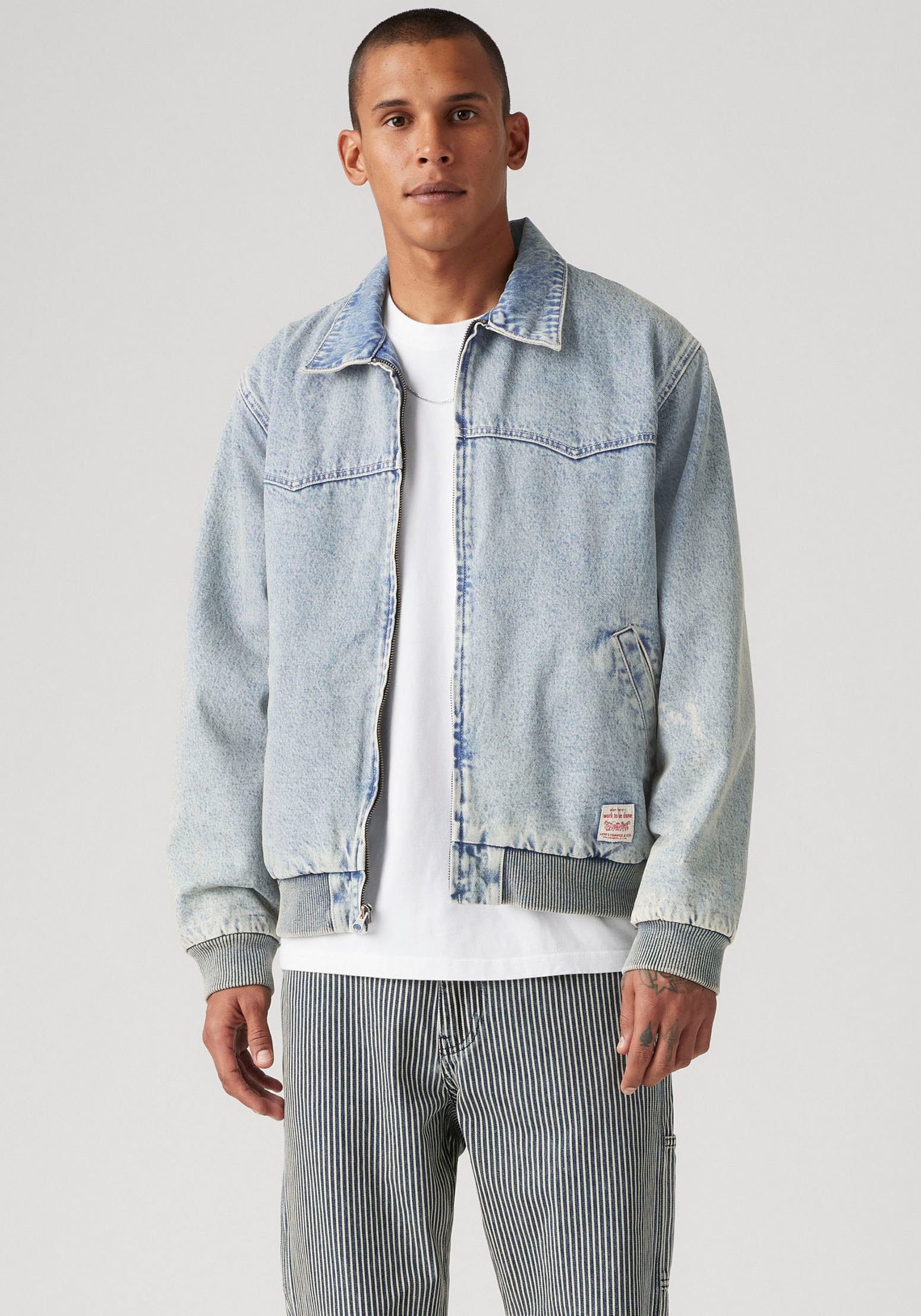 Levi's® Jeansjacke, mit Rippbündchen von Levi's®