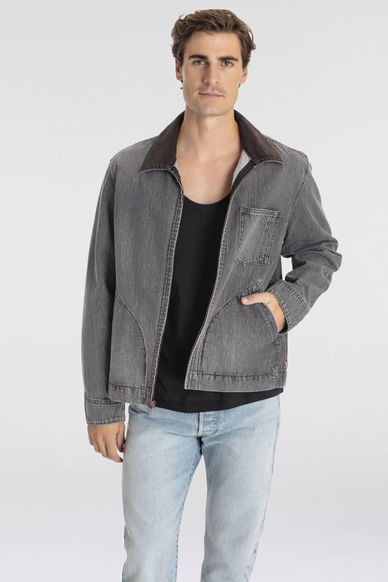 Levi's® Jeansjacke »FULL ZIP MECHANICS TRKR«, mit Zipper und Kragen mit Cordbesatz von Levi's®