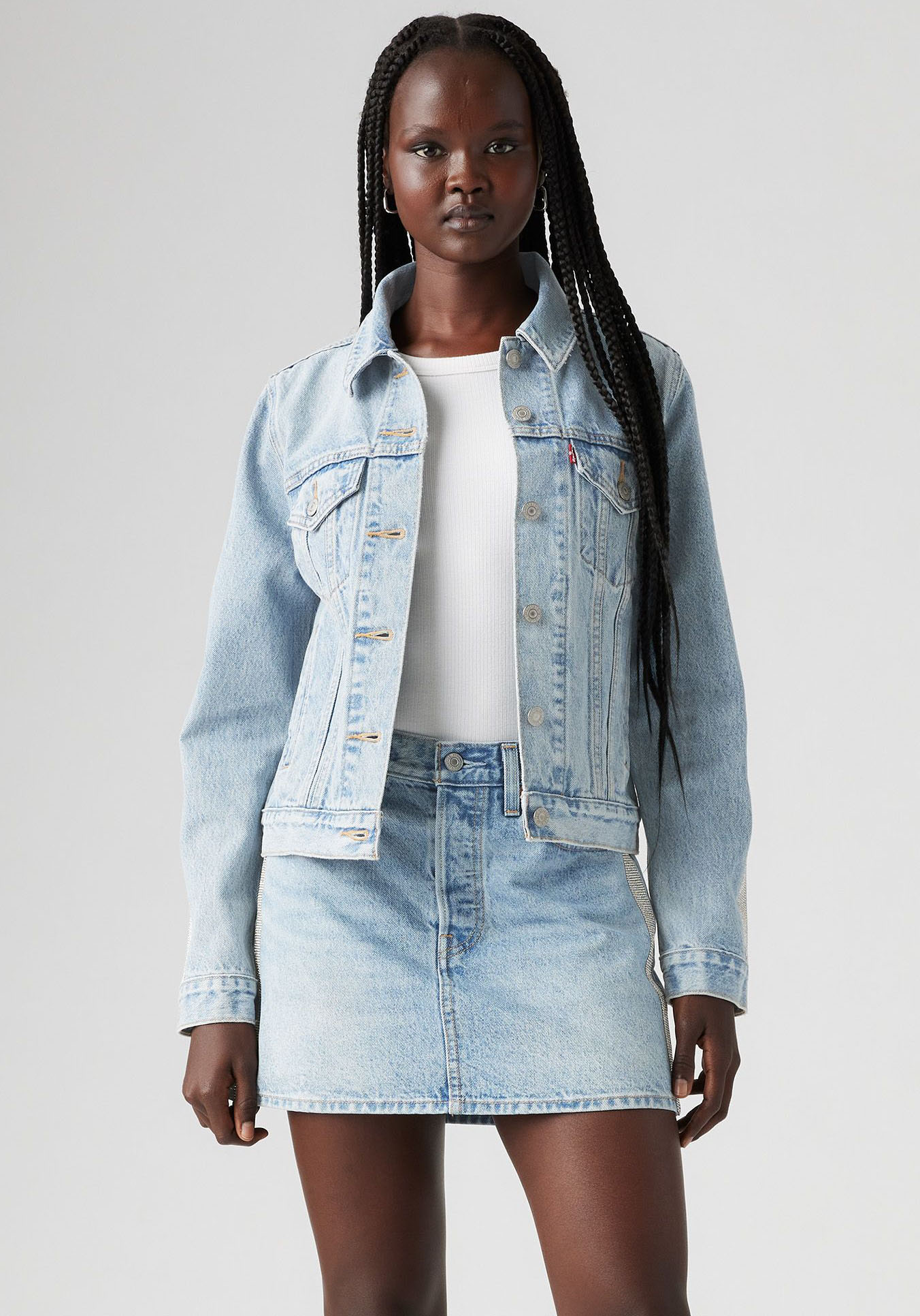 Levi's® Jeansjacke »ORIGINAL TRUCKE«, mit Glitzerdetails an Ärmeln von Levi's®