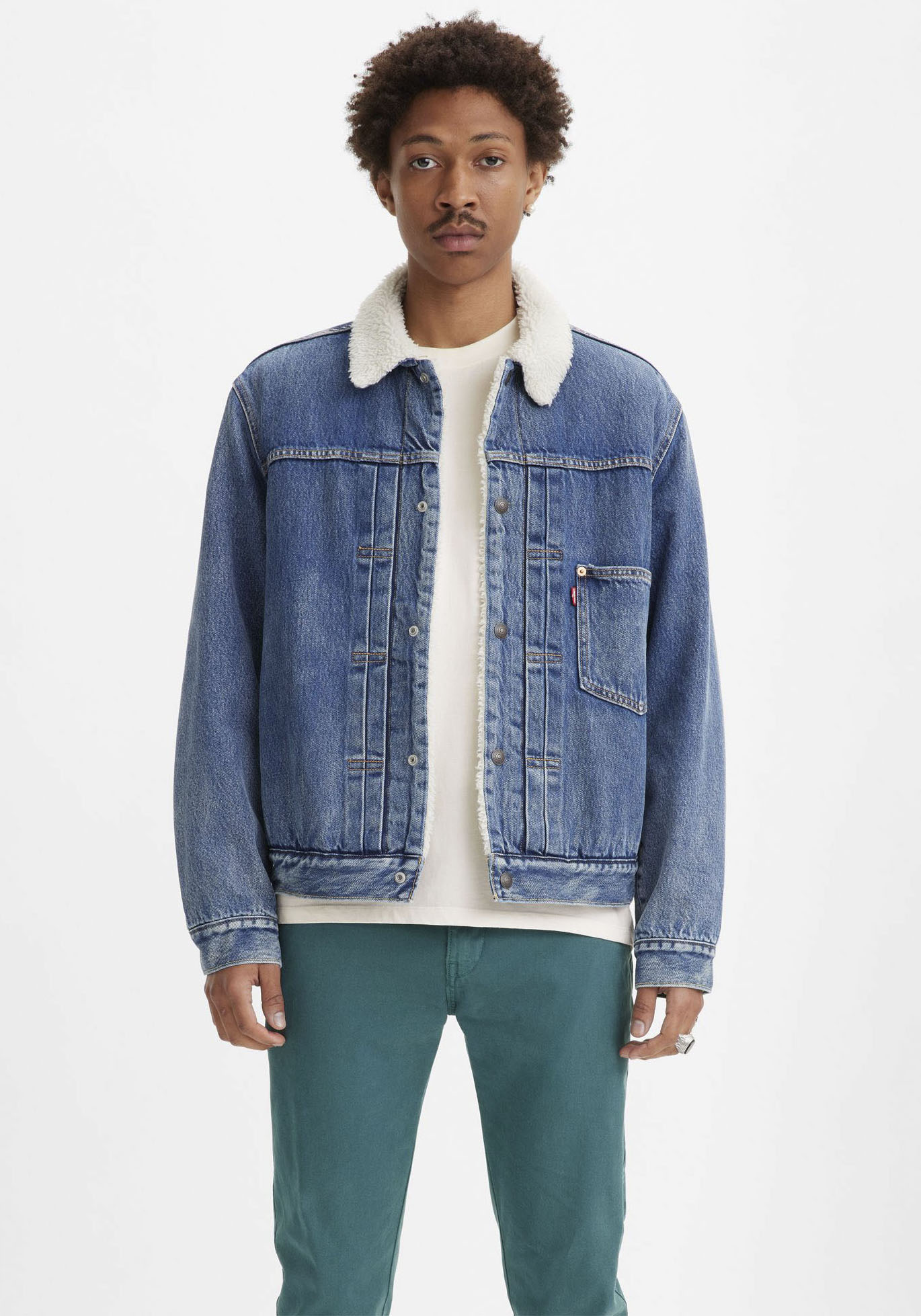 Levi's® Jeansjacke »SHERPA TRUCKER«, mit warmem Sherpa-Futter von Levi's®