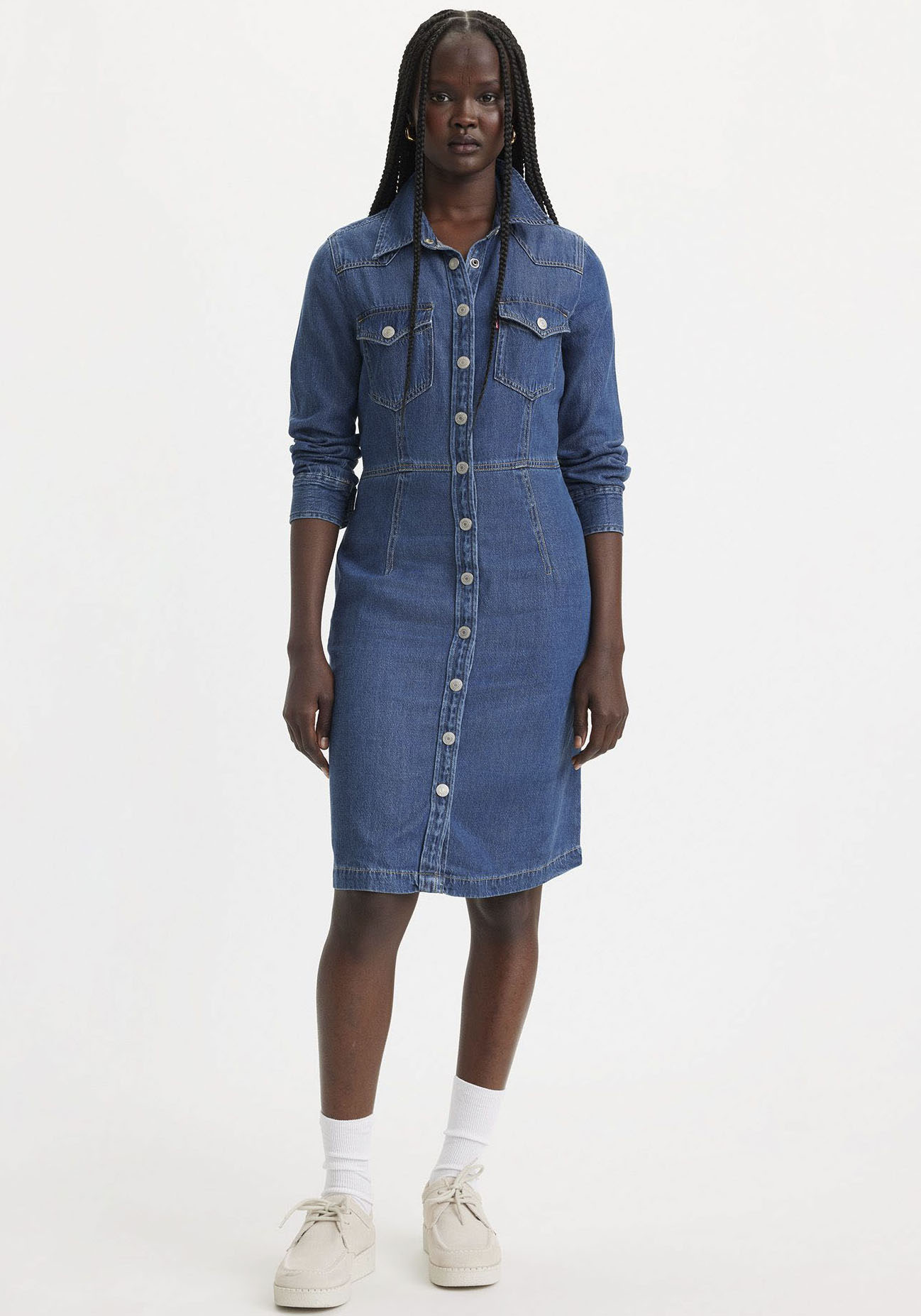 Levi's® Jeanskleid »OTTO WESTERN DRESS«, im klassischen Westernlook von Levi's®