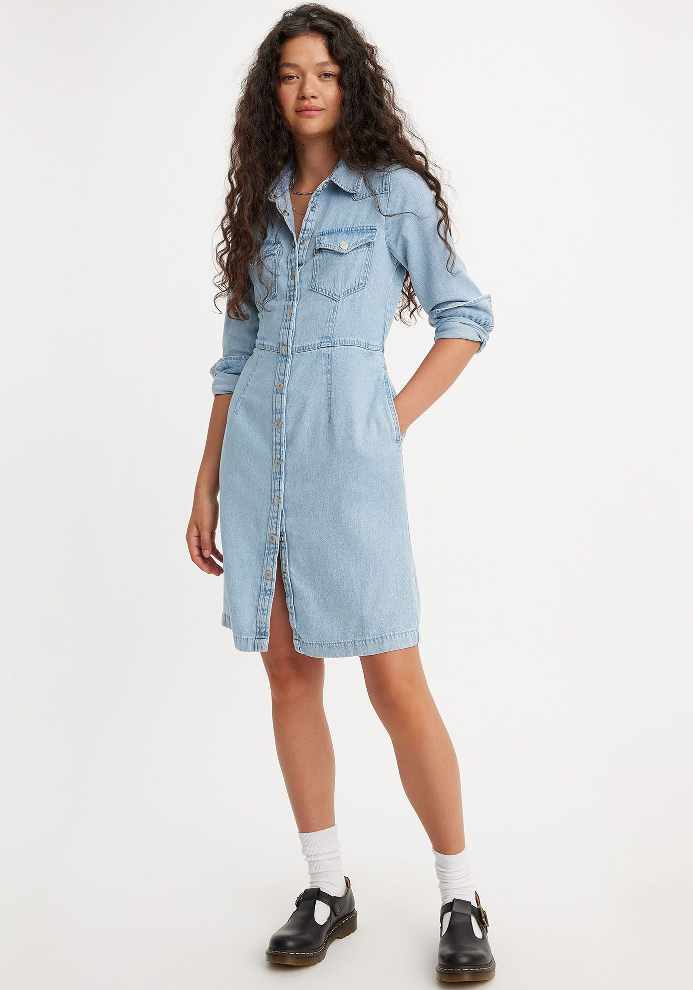 Levi's® Jeanskleid »OTTO WESTERN DRESS«, im klassischen Westernlook von Levi's®