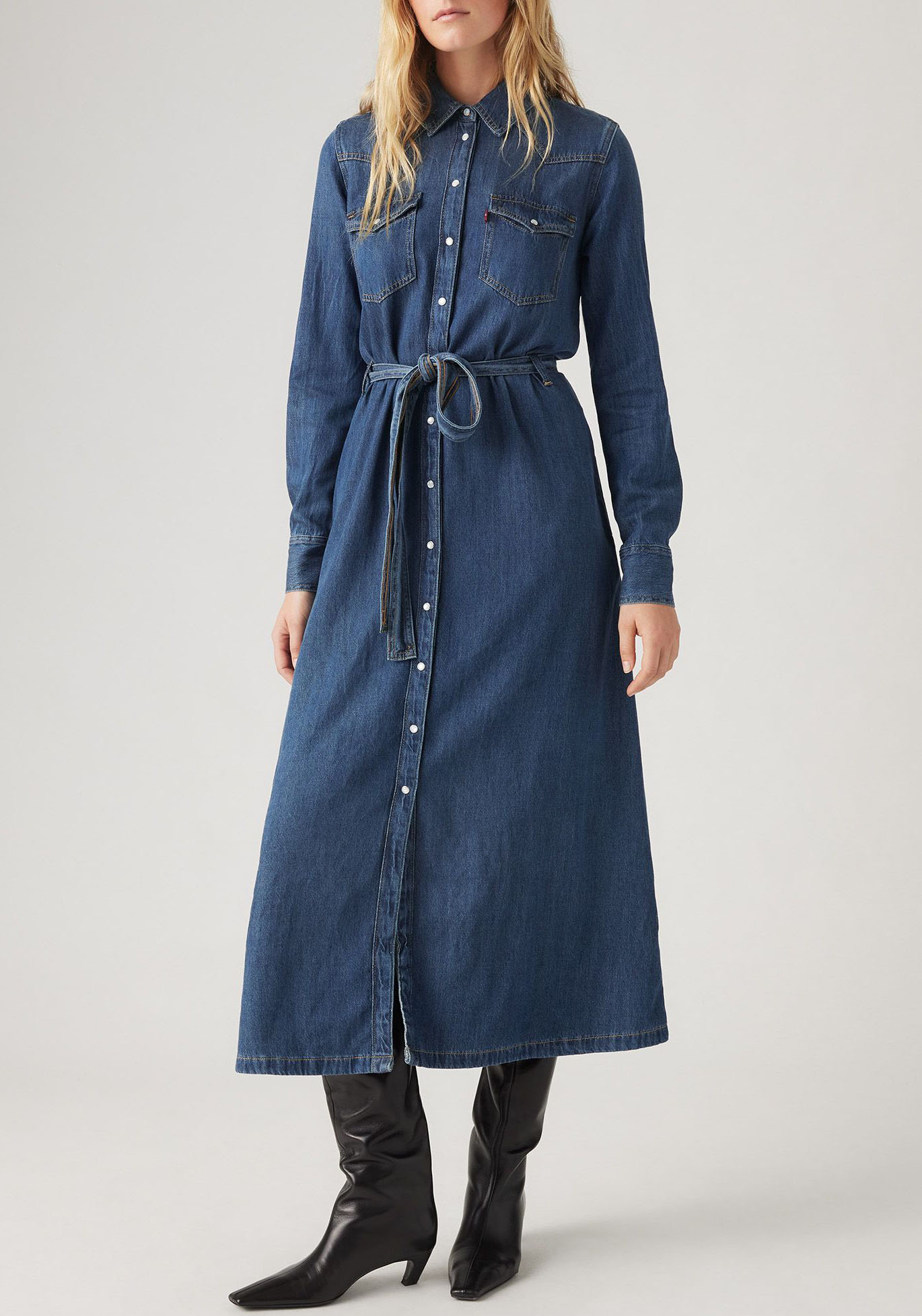 Levi's® Jeanskleid »QUINNEY DENIM DRESS«, mit Bindegürtel von Levi's®