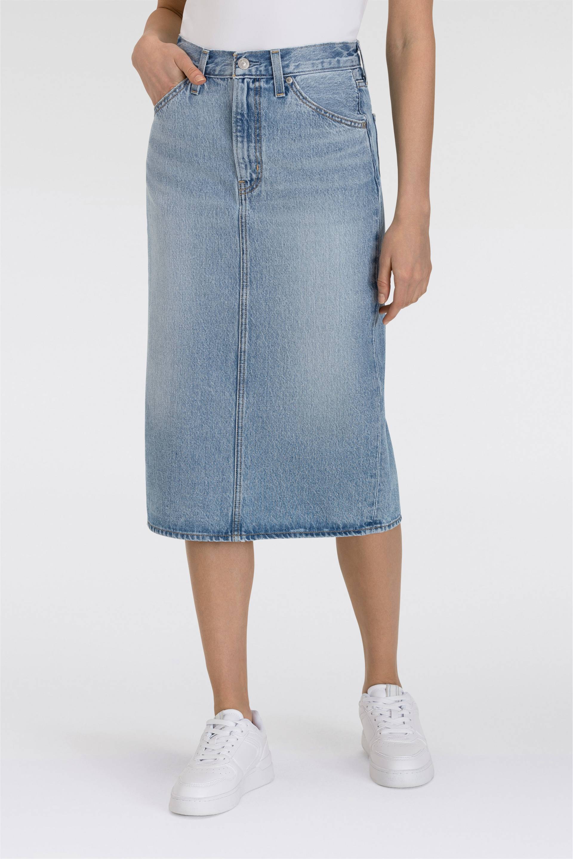 Levi's® Jeansrock »HR BACK SLIT SKIRT«, mit Schlitz hinten von Levi's®