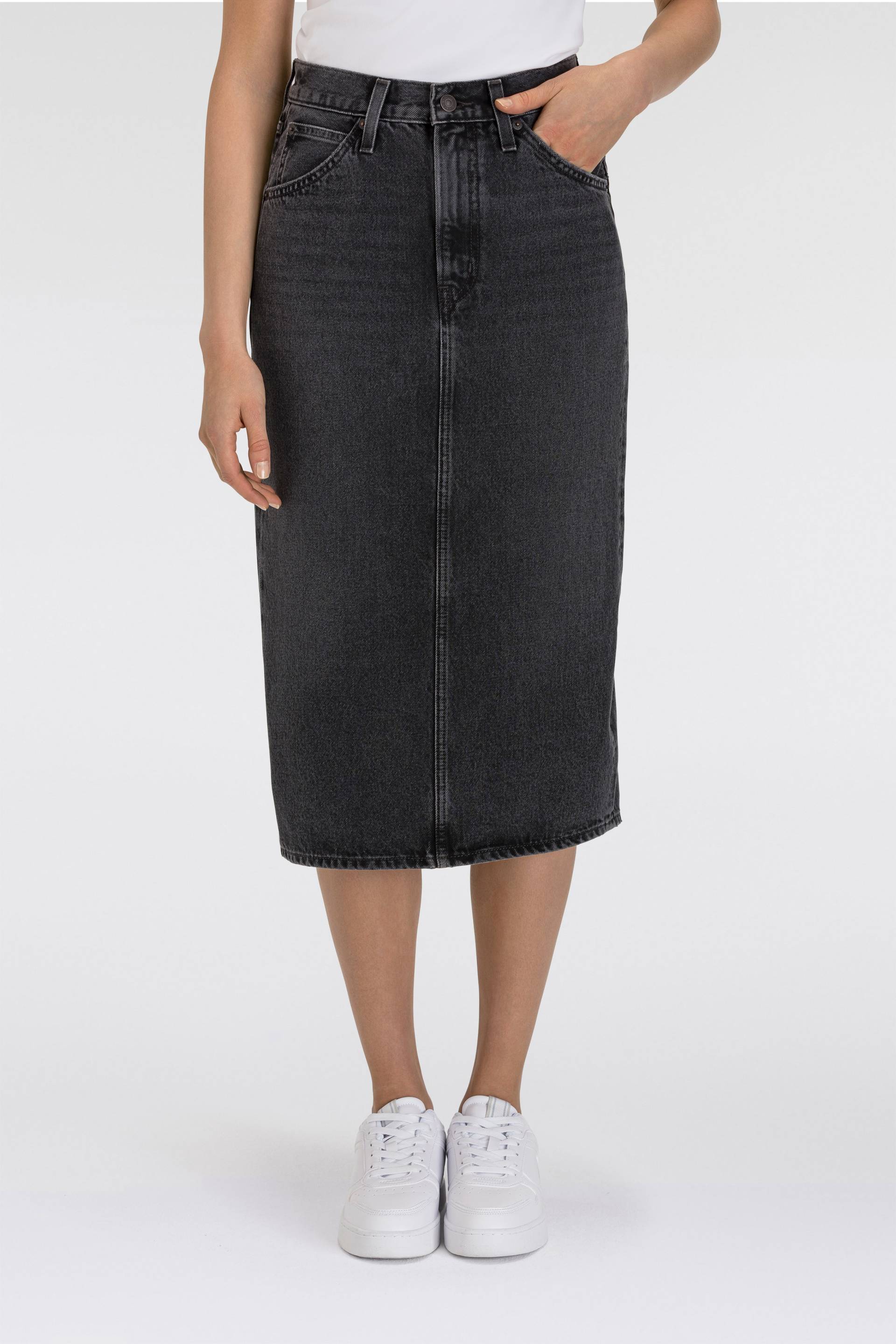 Levi's® Jeansrock »HR BACK SLIT SKIRT«, mit Schlitz hinten von Levi's®