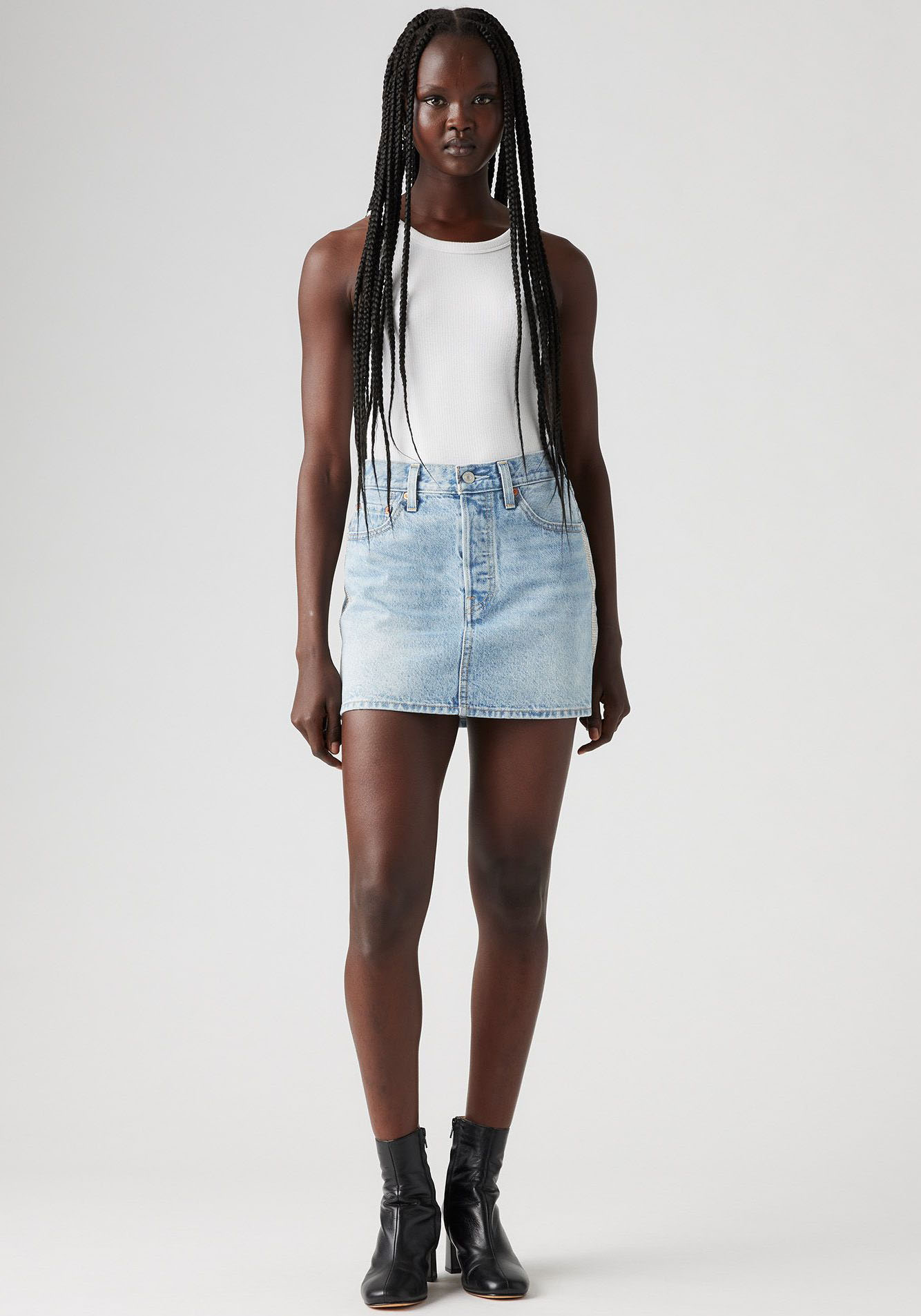 Levi's® Jeansrock »ICON SKIRT«, mit Glitzerdetails an Seitennähten von Levi's®