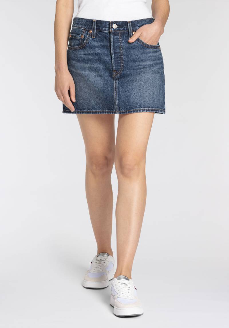 Levi's® Jeansrock »ICON SKIRT«, mit Used-Effekten und ausgefransten Kanten von Levi's®