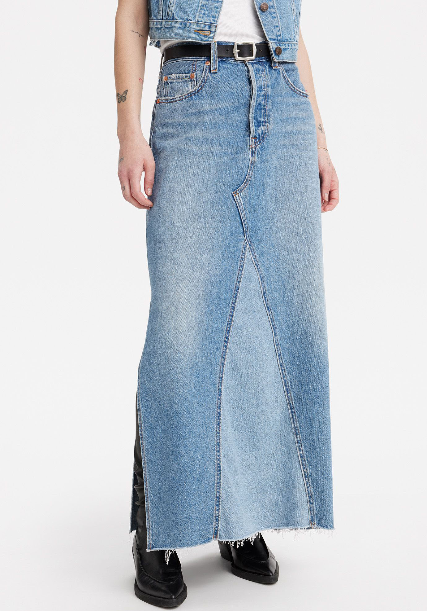 Levi's® Jeansrock »ICONIC LONG SKIRT«, im Five-Pocket Style von Levi's®