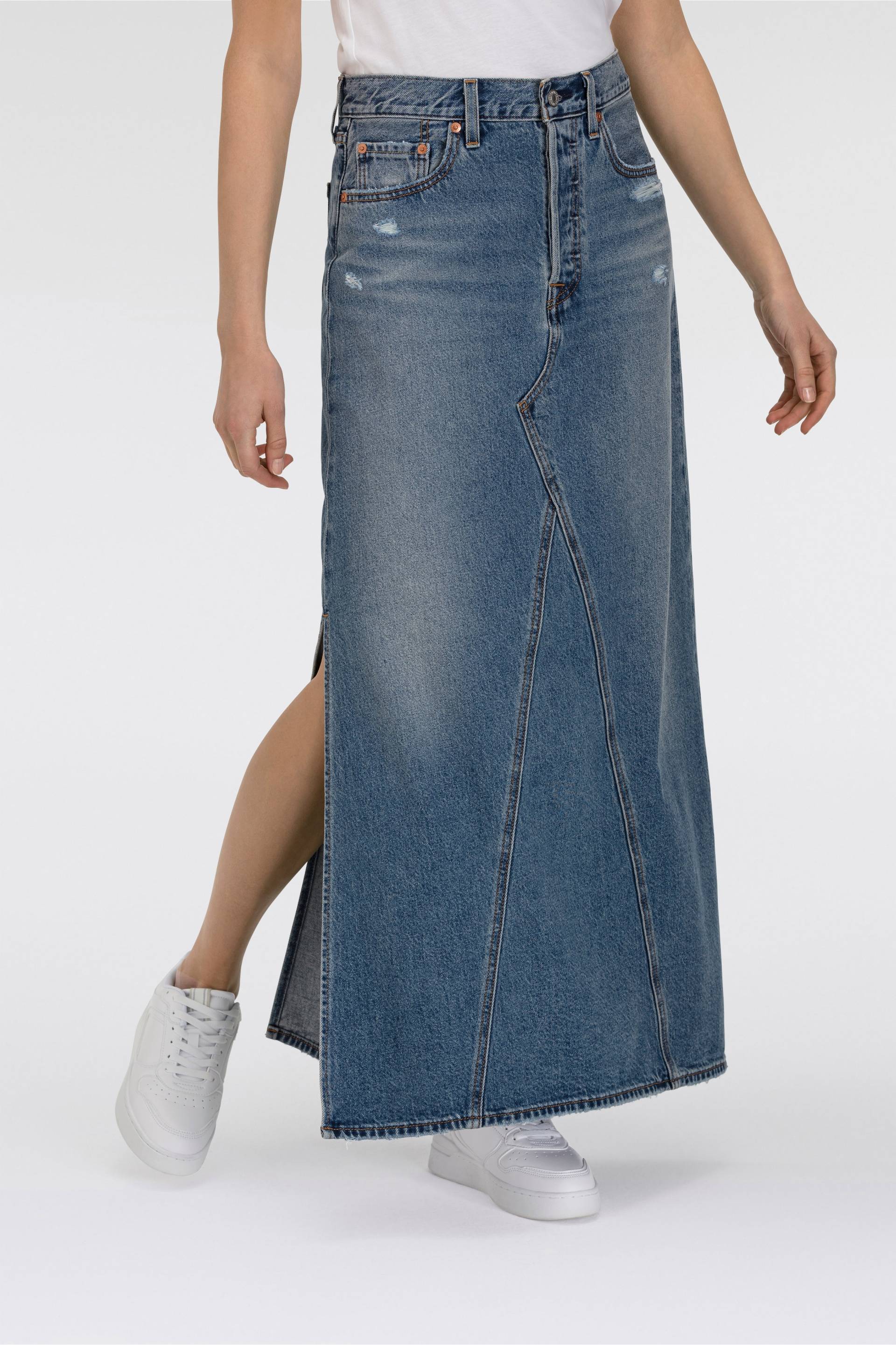 Levi's® Jeansrock »ICONIC LONG SKIRT«, im Five-Pocket Style von Levi's®