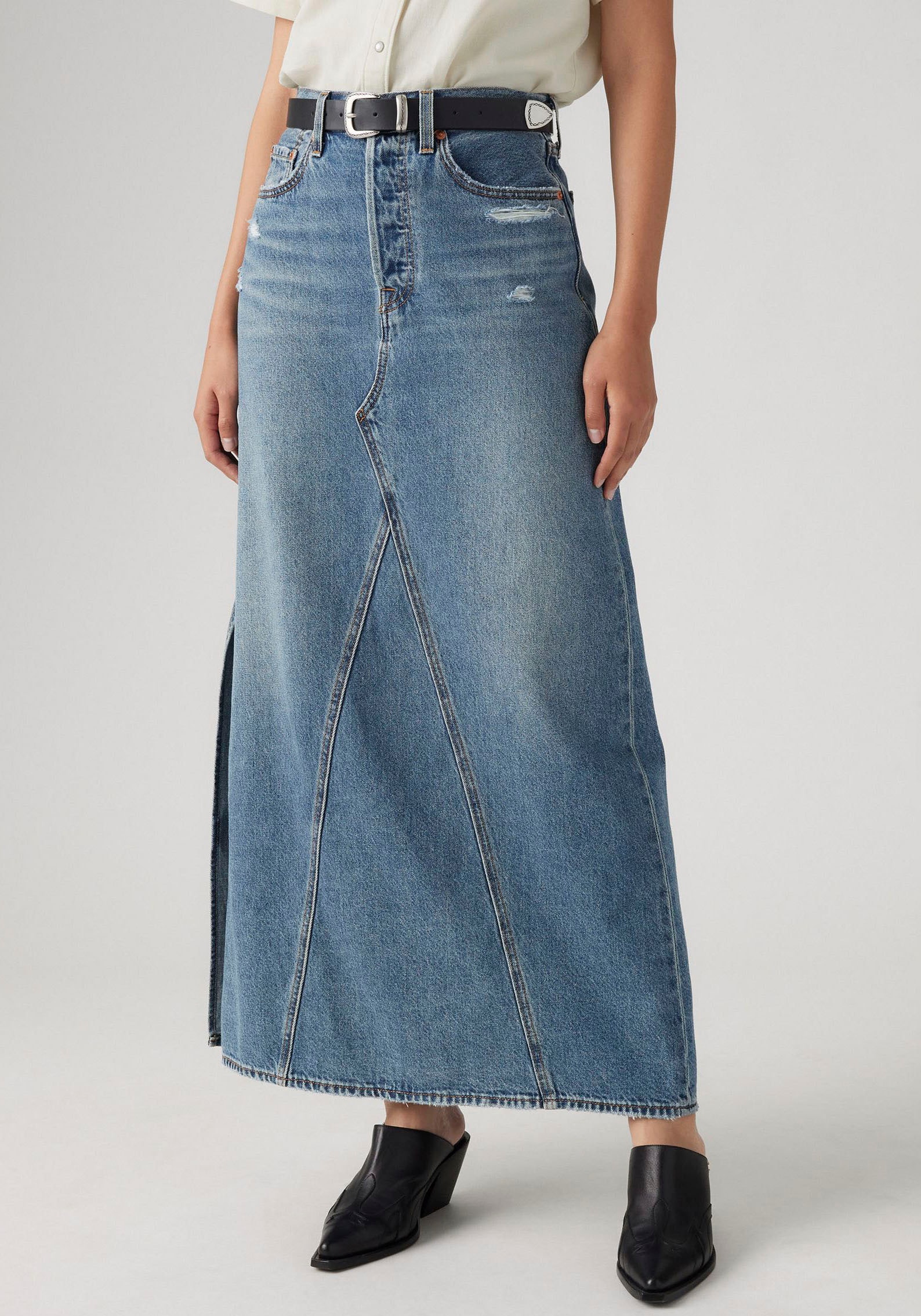 Levi's® Jeansrock »ICONIC LONG SKIRT«, im Five-Pocket Style von Levi's®