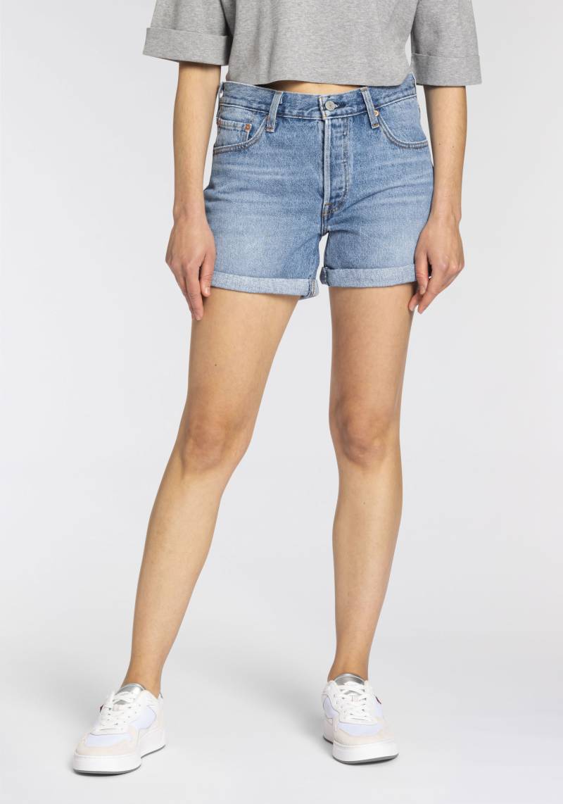 Levi's® Jeansshorts »501 Short Long«, Mit Knopfverschluss und krempelbarem Saum von Levi's®