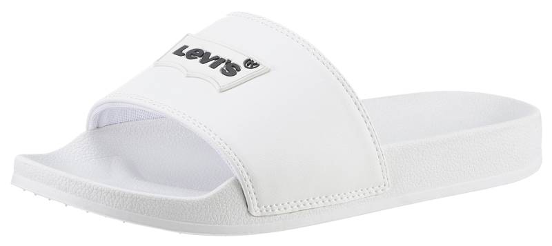 Levi's® Pantolette »JUNE BATWING PATCH S«, Plateau, Sommerschuh, Schlappen mit Kontrast-Logoschriftzug von Levi's®