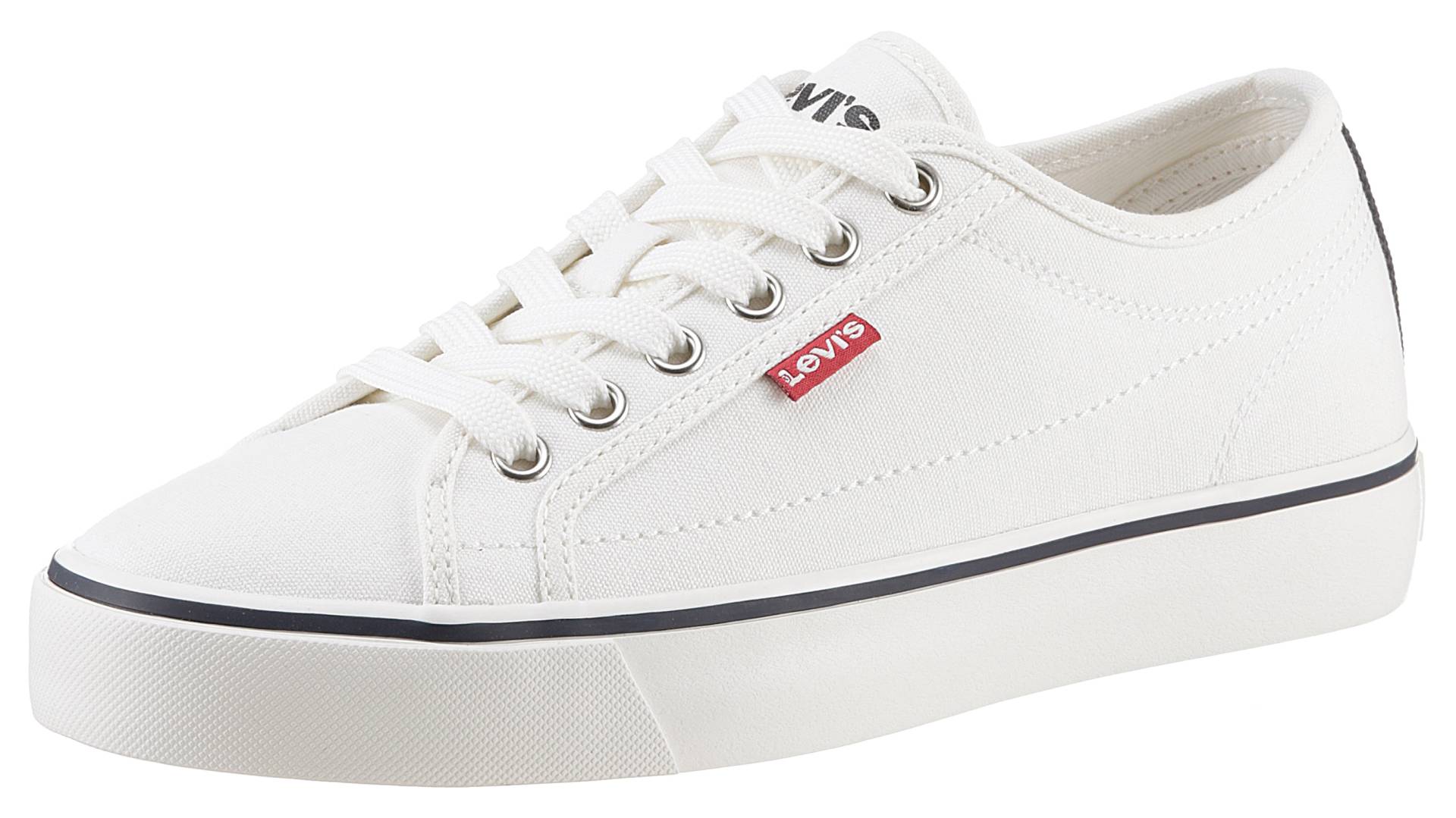 Levi's® Plateausneaker »HERNAN S, CANVAS«, mit Ziernähten, Freizeitschuh, Halbschuh, Schnürschuh von Levi's®