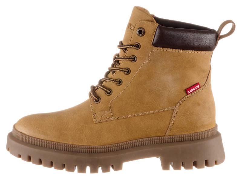 Levi's® Schnürboots »Lennox«, Blockabsatz, Schnürstiefelette, Boots, gepolsterter Schaftrand von Levi's®