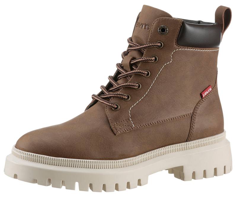 Levi's® Schnürboots »Lennox«, Blockabsatz, Schnürstiefelette, Boots, gepolsterter Schaftrand von Levi's®