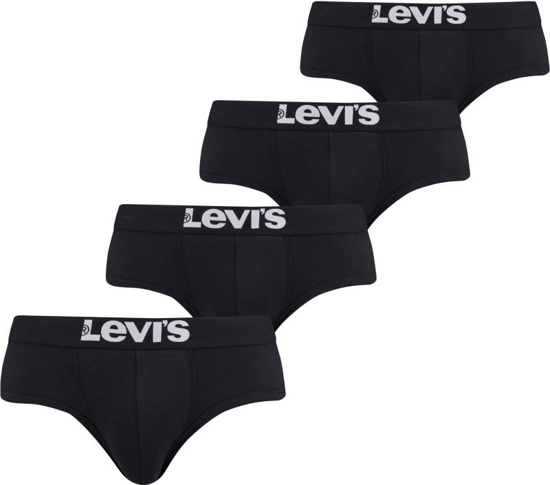 Levi's® Slip, (Packung, 4er-Pack), mit Logo-Webbund von Levi's®